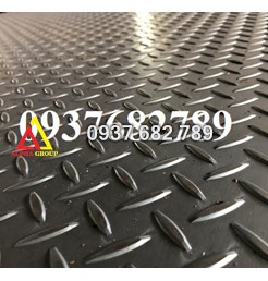 Thép tấm gân dày 8mm/8ly/8li (thép tấm gân mạ kẽm, tấm gân không gỉ)